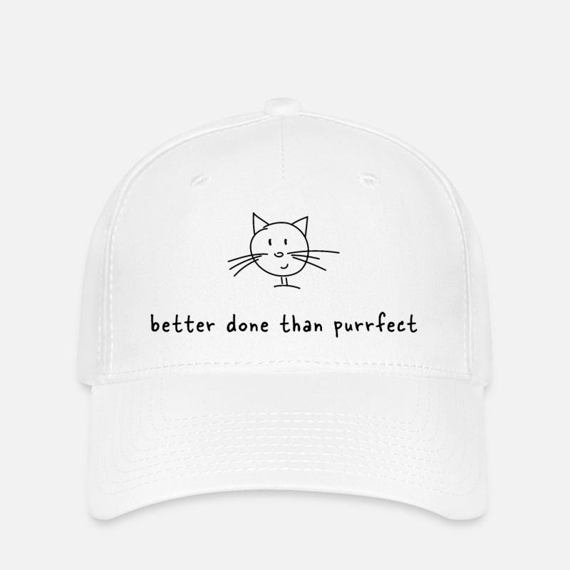 Cat wisdom - Flexfit Cap - white