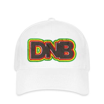 DnB Graffiti Junglist Grunge Logo - Flexfit Cap - white - Front