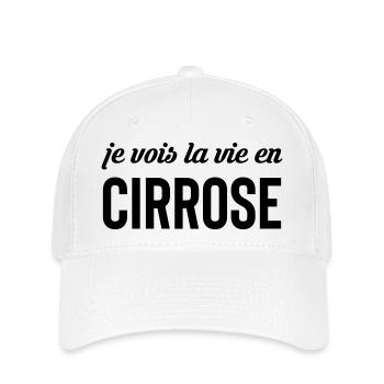 I see life in cirrosis - alcohol - Flexfit Cap - white - Front