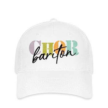 Chor Bariton - Flexfit Cap - Weiß - Vorne