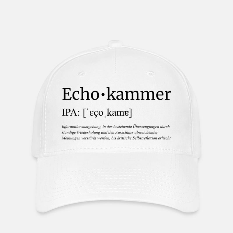 Echokammer - Flexfit Cap - Weiß