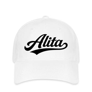 Alita name first last family - Flexfit Cap - white - Front