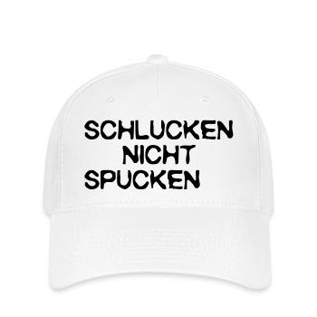 swallow do not spit, - Flexfit Cap - white - Front