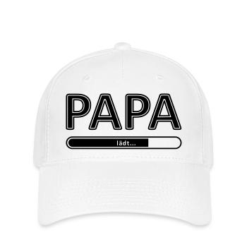 enceinte papa grossesse - Casquette Flexfit - blanc - Devant