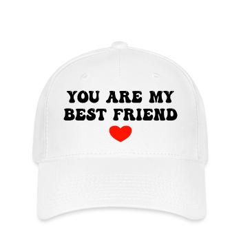 You are My Best Friend - Flexfit Cap - white - Front