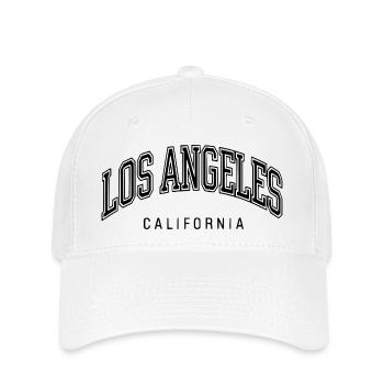 Style universitaire de Los Angeles, Californie - Casquette Flexfit - blanc - Devant