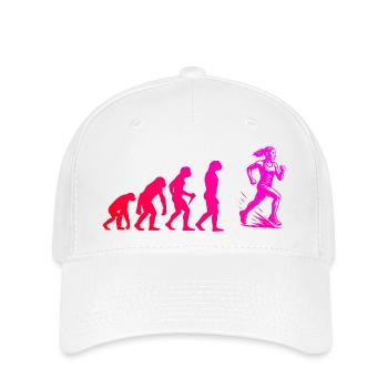 Characterful running design - Flexfit Cap - white - Front