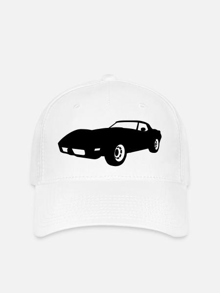 US Classic Car - Flexfit Cap - Weiß