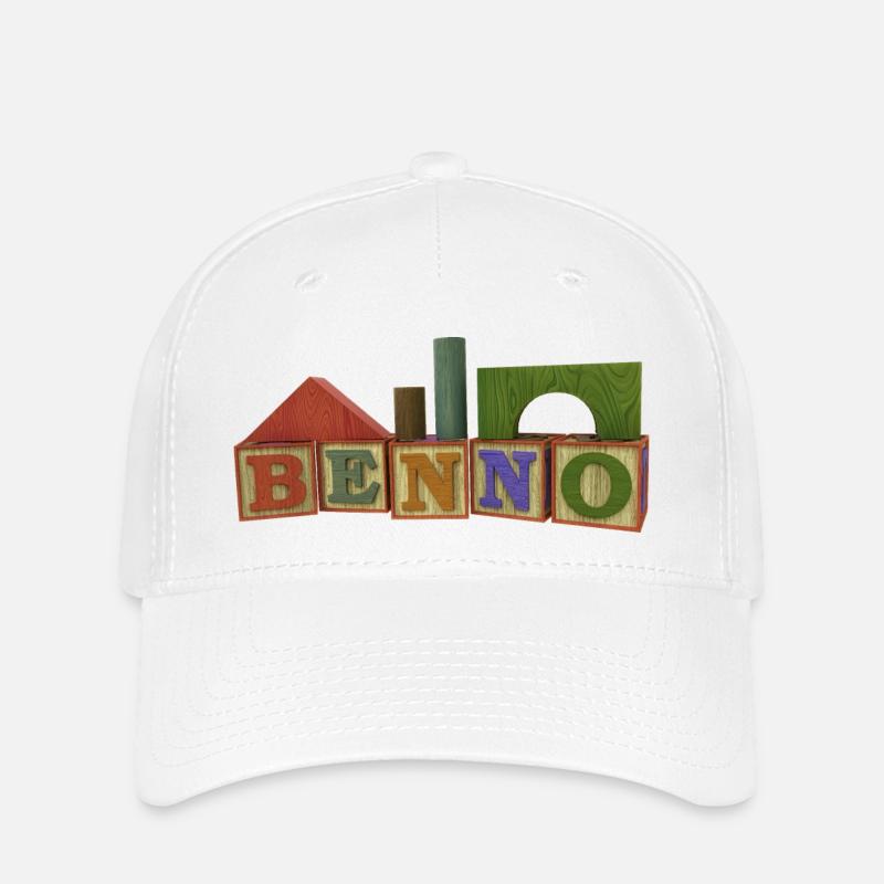 Benno - Flexfit Cap - Weiß