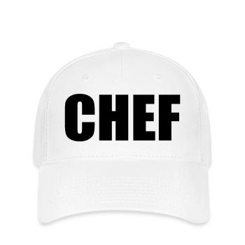 Chef - Flexfit Cap - Weiß - Vorne
