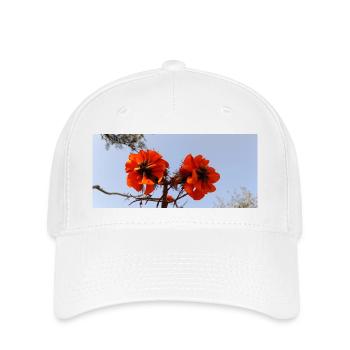 Kanarische Blumen - Flexfit Cap - Weiß - Vorne