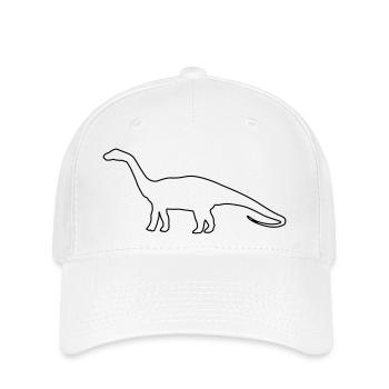 dino - Flexfit Cap - Weiß - Vorne