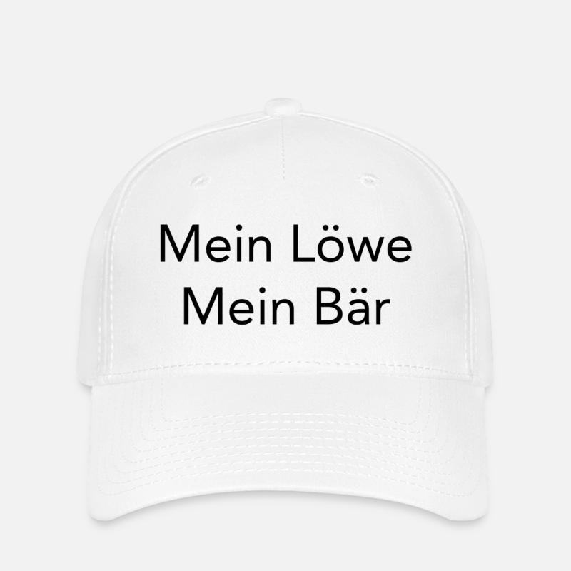 mein löwe - Flexfit Cap - Weiß