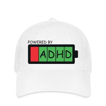 ADHS - Flexfit Cap - Weiß - Vorne