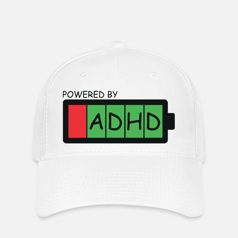 ADHS - Flexfit Cap - Weiß