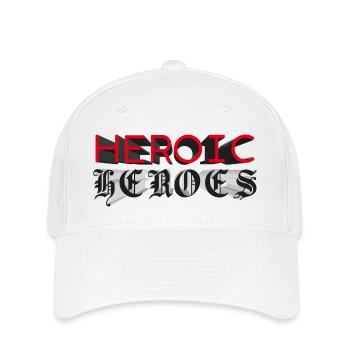 HEROIC HEROES - let's talk - Flexfit Cap - white - Front