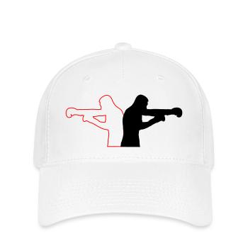 Boxen - Flexfit Cap - Weiß - Vorne