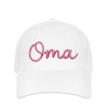 Oma - Flexfit Cap - Weiß - Vorne