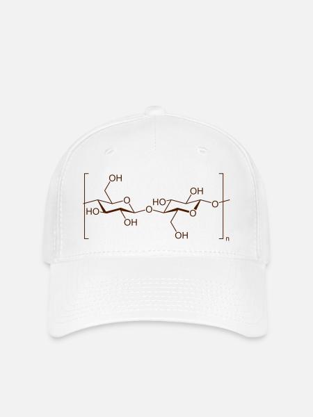 cellulose Cotton Baumwolle - Flexfit Cap - Weiß