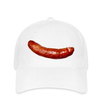 saucisse - Casquette Flexfit - blanc - Devant