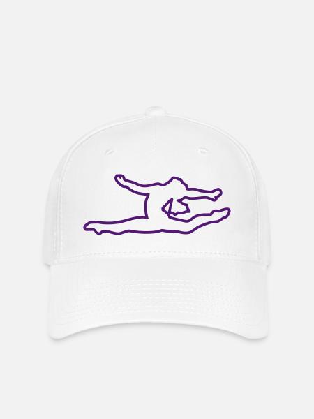 Gymnastik Mädchen - Flexfit Cap - Weiß