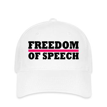 Freedom of speech - Flexfit Cap - white - Front