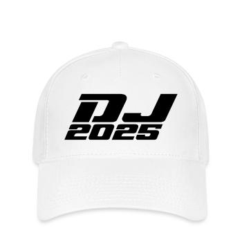 DJ - Flexfit Cap - Weiß - Vorne