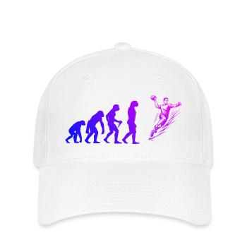 Handball Liebe zum Anziehen für Männer - Flexfit Cap - Weiß - Vorne