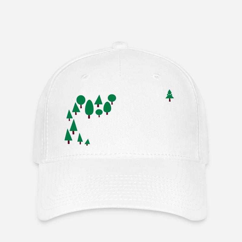 Wald - Flexfit Cap - Weiß