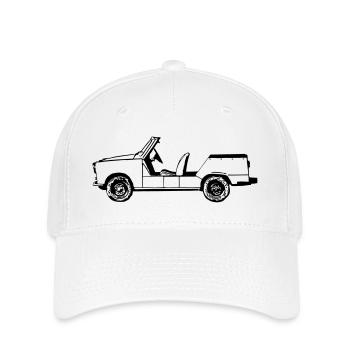  601 , Kübel , DDR NVA Kult(25) - Flexfit Cap - Weiß - Vorne