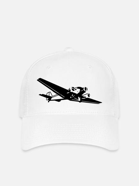 Ju-52 - Flexfit Cap - Weiß