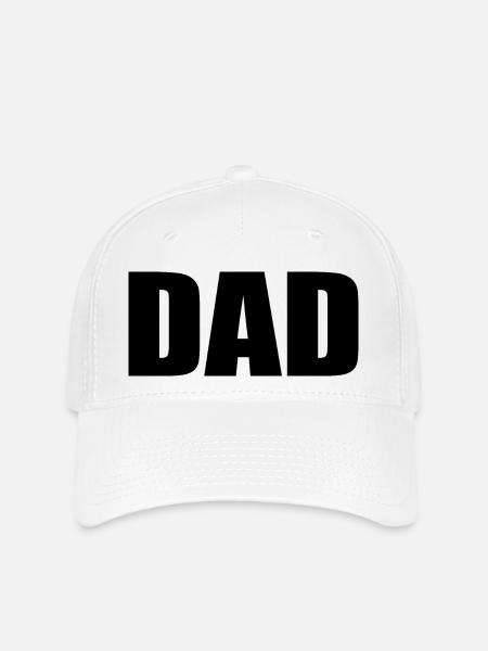 Dad - Flexfit Cap - Weiß