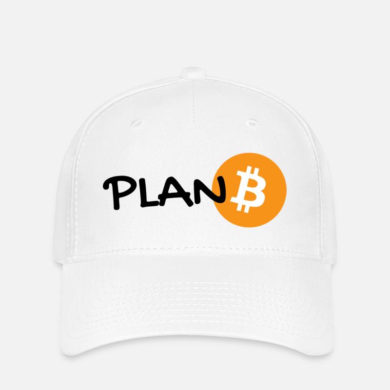 plan B - bitcoin Plan Bitcoin - Hoodl - Flexfit Cap - white