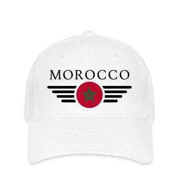 J’aime le Maroc - Casquette Flexfit - blanc - Devant