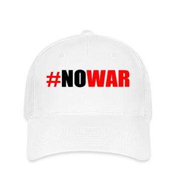 No war - Flexfit Cap - white - Front