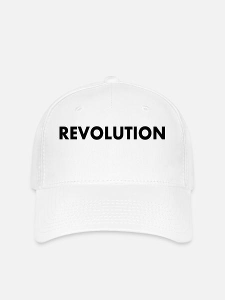 Revolution - Flexfit Cap - Weiß
