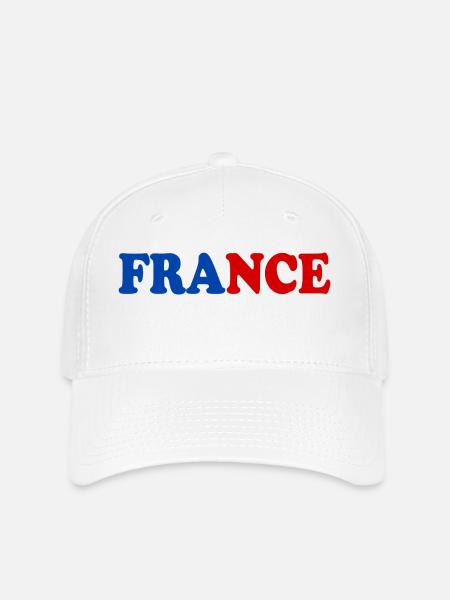 Frankreich - Flexfit Cap - Weiß