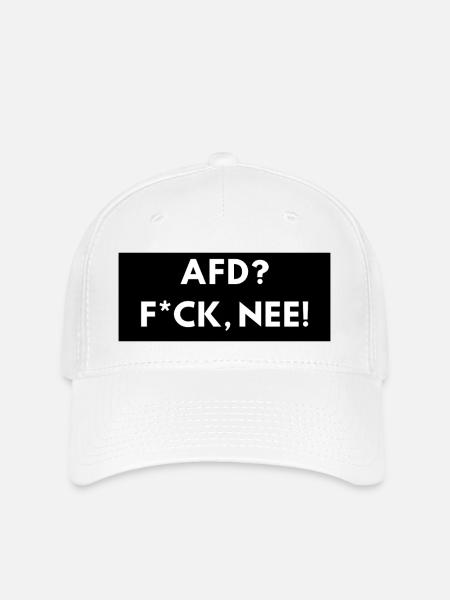 AFD? F*ck, nee! - Flexfit Cap - Weiß
