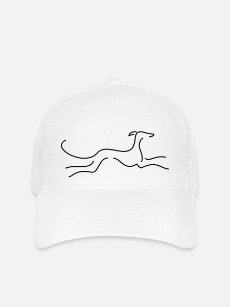 Windhund - Flexfit Cap - Weiß