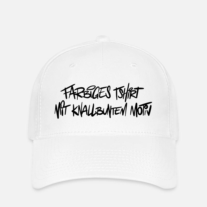 Chemise colorée humour disant - Casquette Flexfit - blanc