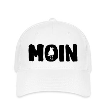 Hello with Seagull - Flexfit Cap - white - Front