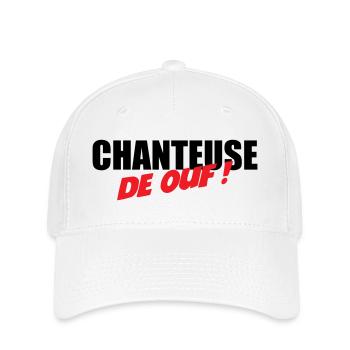 Crazy singer! – Crazy talent, voice, stage, energy - Flexfit Cap - white - Front