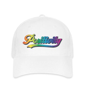 Positivité - Casquette Flexfit - blanc - Devant