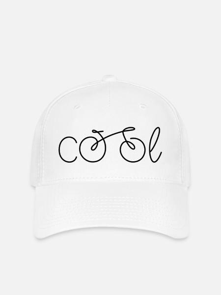 Fahrrad - Flexfit Cap - Weiß