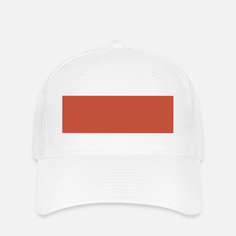 Abstract Earth Tones Pattern - Flexfit Cap - white