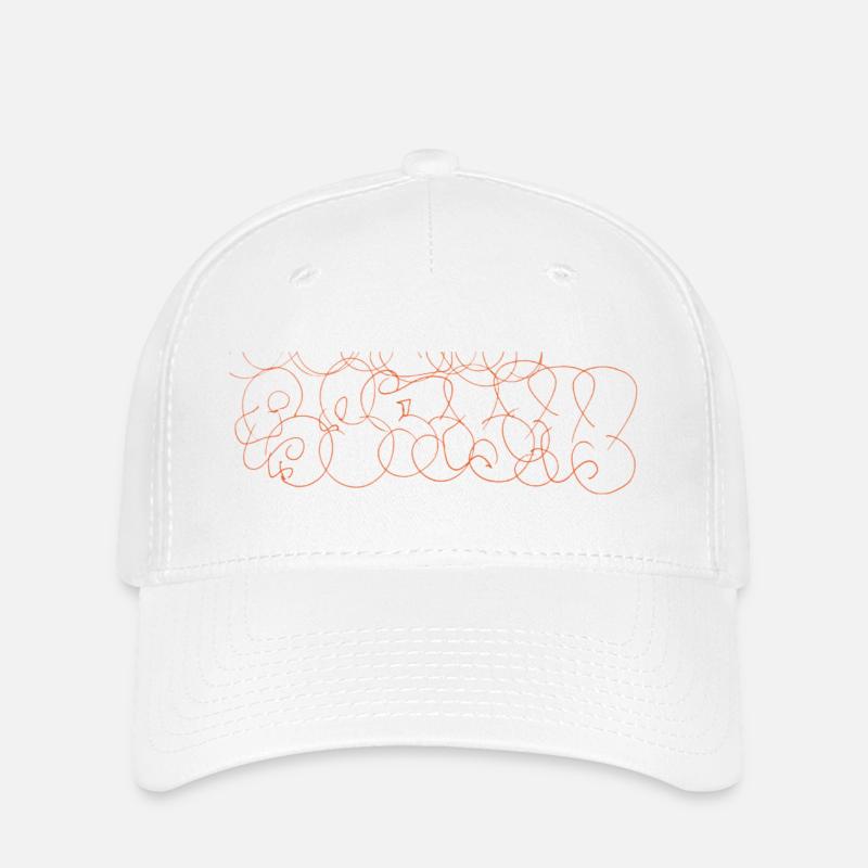 Berlin Graffiti Souvenir Throw - up - Flexfit Cap - white