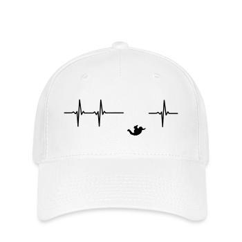 Parachute jumper impulsion - Casquette Flexfit - blanc - Devant