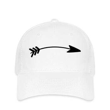 arrow - Flexfit Cap - white - Front