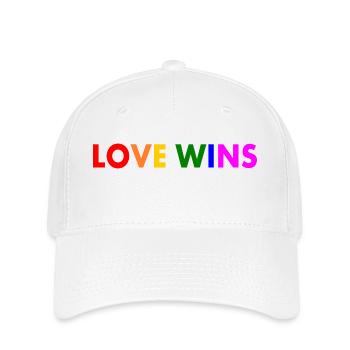 Love wins - Flexfit Cap - white - Front
