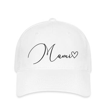 Mami Schrift - Flexfit Cap - Weiß - Vorne